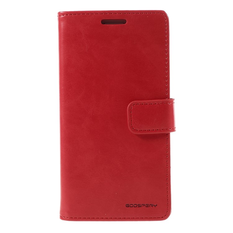 MERCURY GOOSPERY Blue Moon Leather Wallet Case for Samsung Galaxy S7 G930 - Red-3