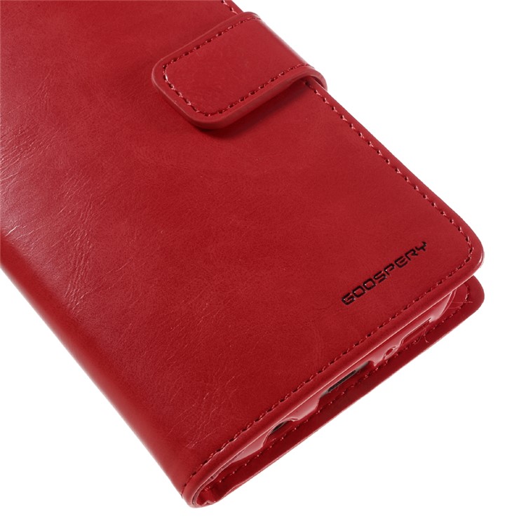 MERCURY GOOSPERY Blue Moon Leather Wallet Case for Samsung Galaxy S7 G930 - Red-8