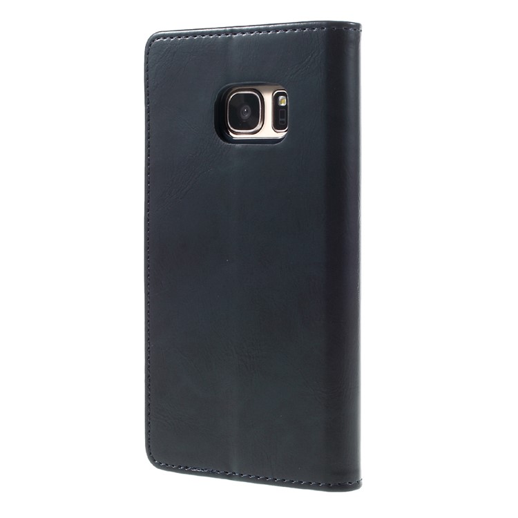 MERCURY GOOSPERY Blue Moon Leather Case for Samsung Galaxy S7 G930 - Dark Blue-2