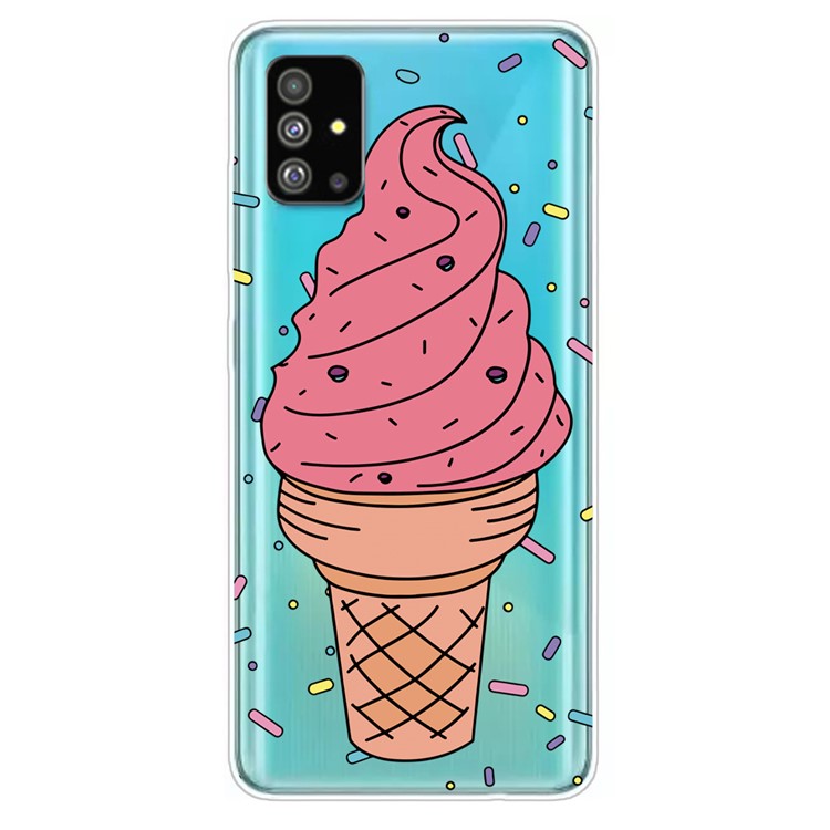 Pattern Printing IMD TPU Back Case for Samsung Galaxy S20 - Ice Cream-1