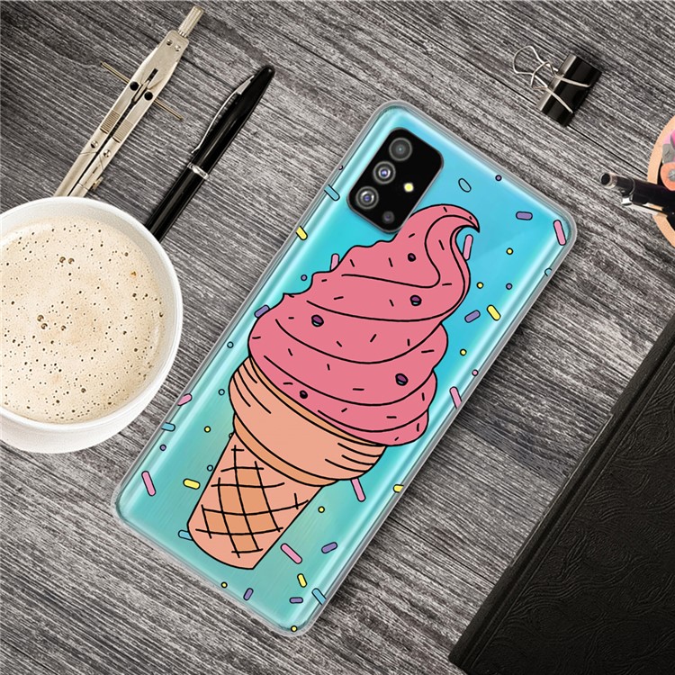 Pattern Printing IMD TPU Back Case for Samsung Galaxy S20 - Ice Cream-5