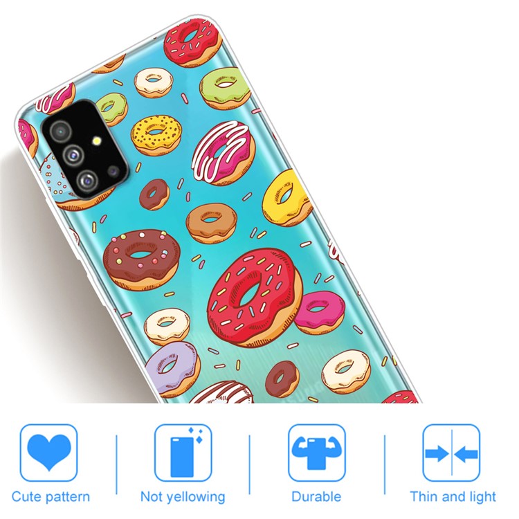 Pattern Printing IMD TPU Back Case for Samsung Galaxy S20 - Doughnut-4