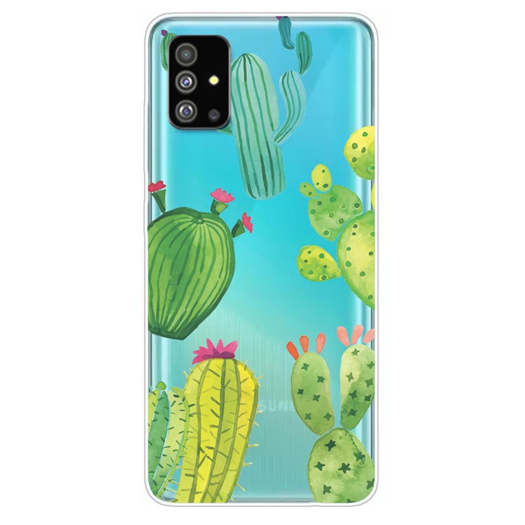 Pattern Printing IMD TPU Back Case for Samsung Galaxy S20 - Cactus-1