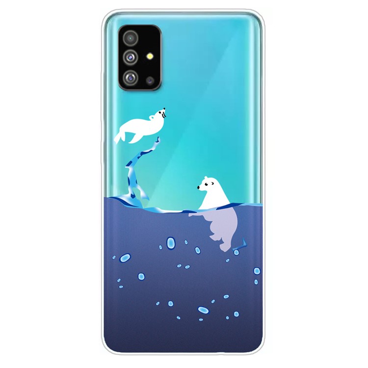 Pattern Printing IMD TPU Shell for Samsung Galaxy S11 - Polar Bear-1