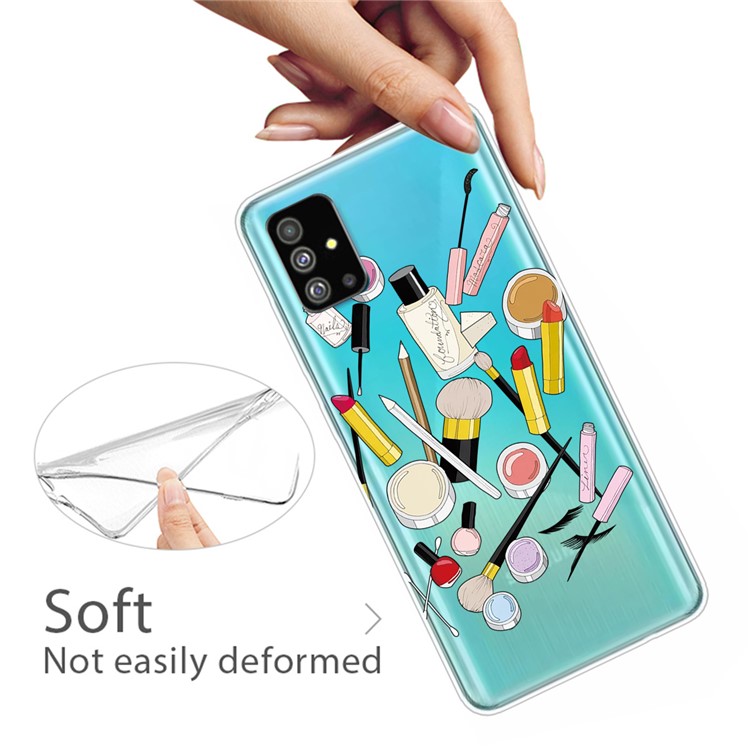Pattern Printing IMD TPU Shell for Samsung Galaxy S20 Plus - Cosmetics-3