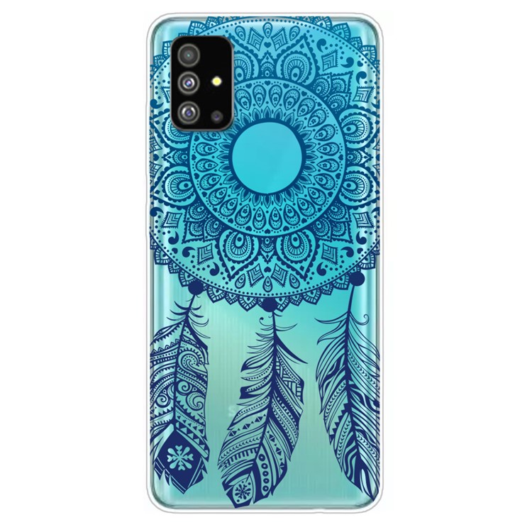 Pattern Printing IMD TPU Clear Phone Shell for Samsung Galaxy S20 - Dream Catcher-1