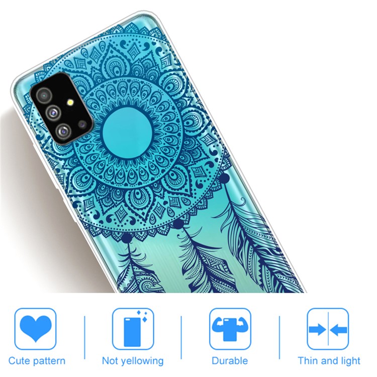 Pattern Printing IMD TPU Clear Phone Shell for Samsung Galaxy S20 - Dream Catcher-4