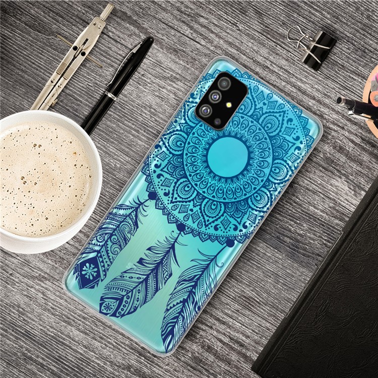 Pattern Printing IMD TPU Clear Phone Shell for Samsung Galaxy S20 - Dream Catcher-5