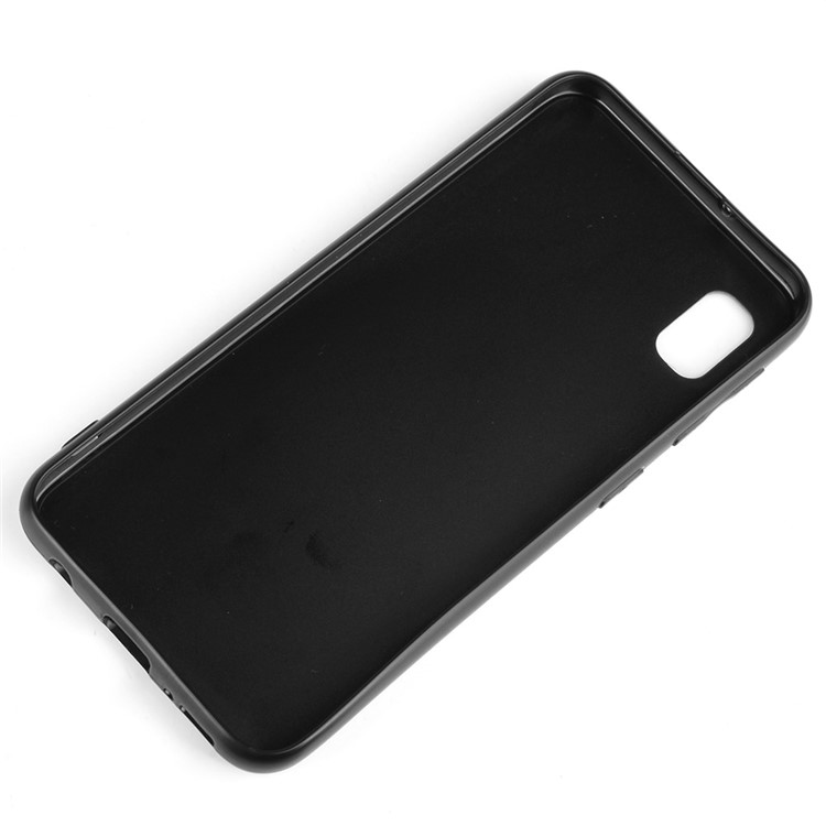 PU Leather Coated PC + TPU Combo Back Shell for Samsung Galaxy A10e - Black-5