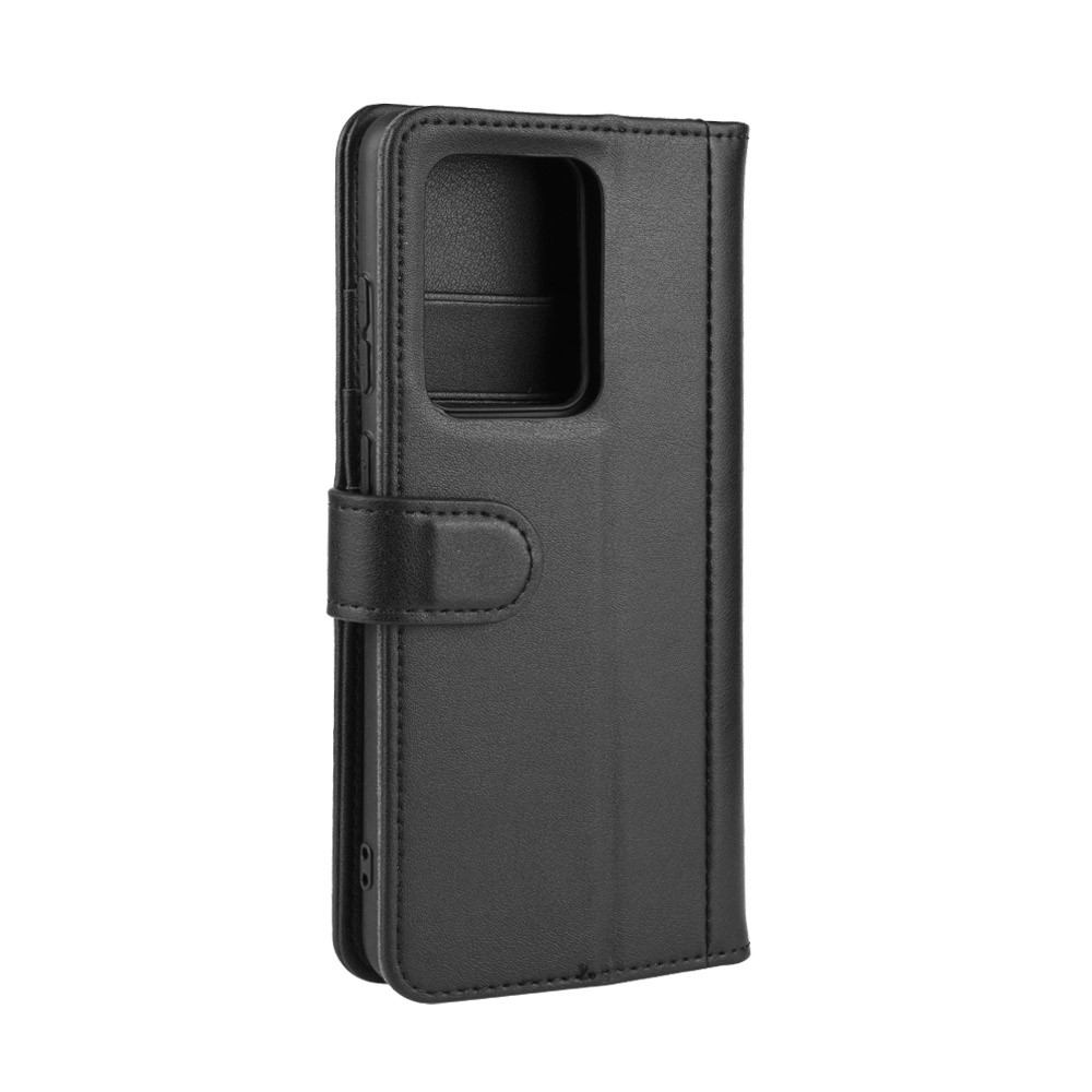 Couvercle De Téléphone Portable Du Portefeuille En Cuir Fendu Pour Samsung Galaxy S20 Ultra - Noir