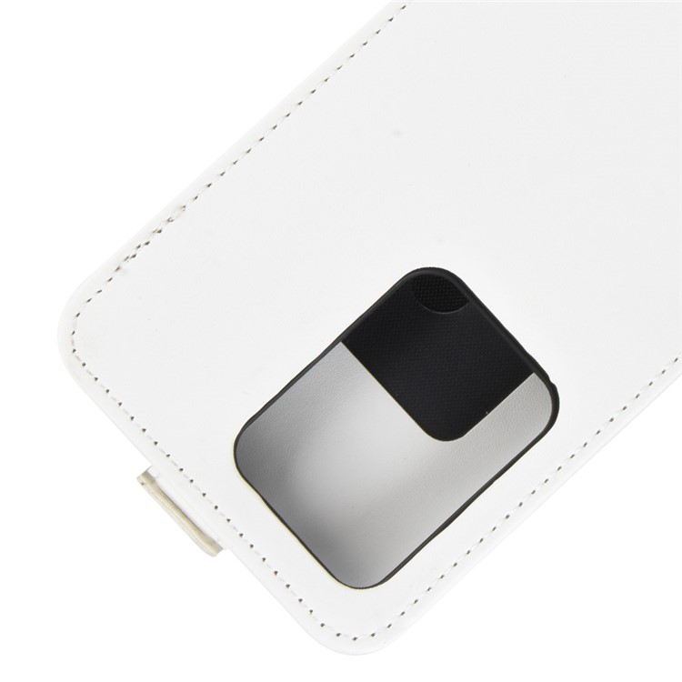 Crazy Horse Vertical Leather Card Holder Case for Samsung Galaxy S20 Ultra - White-3