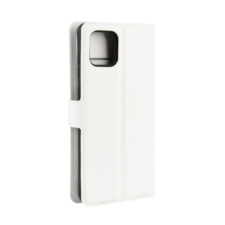 Litchi Skin Wallet Flip Leather Case for Galaxy A81/Note 10 Lite/M60s - White-6
