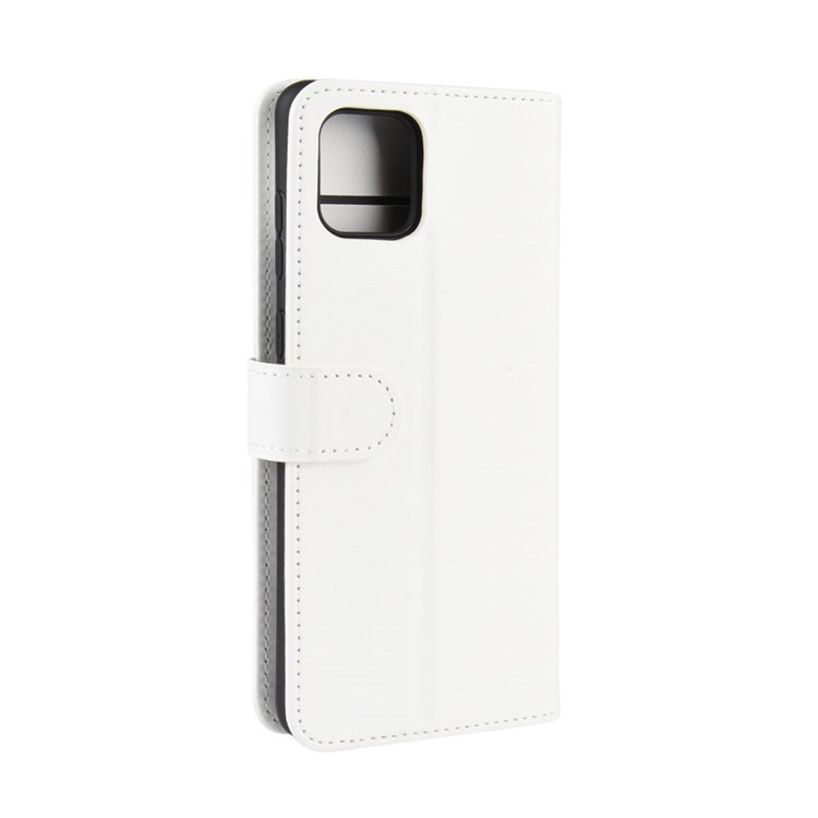 Crazy Horse Texture Wallet Leather Phone Case for Samsung Galaxy A81/Note 10 Lite/M60s - White-9