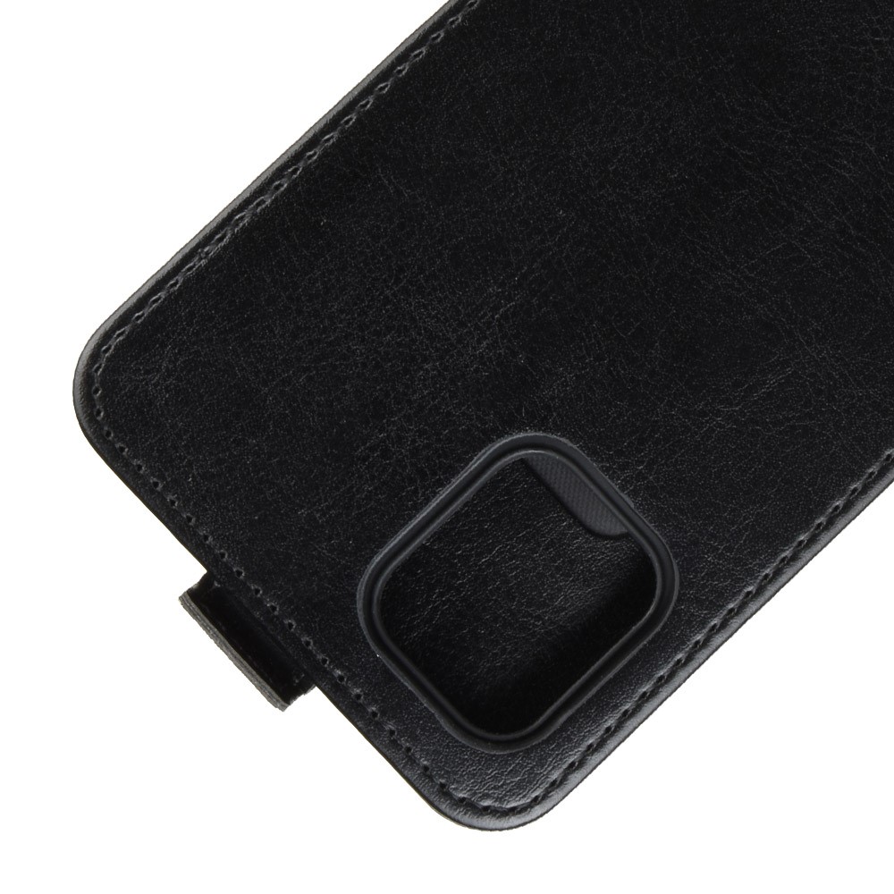 Vertical Flip Leather Shell Case for Samsung Galaxy A81 / Note 10 Lite - Black-3