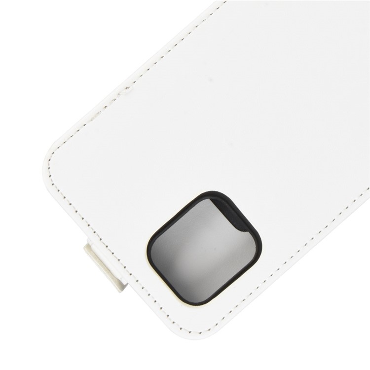 Vertical Flip Leather Shell Case for Samsung Galaxy A81 / Note 10 Lite - White-3