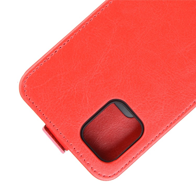 Vertical Flip Leather Shell Case for Samsung Galaxy A81 / Note 10 Lite - Red-3