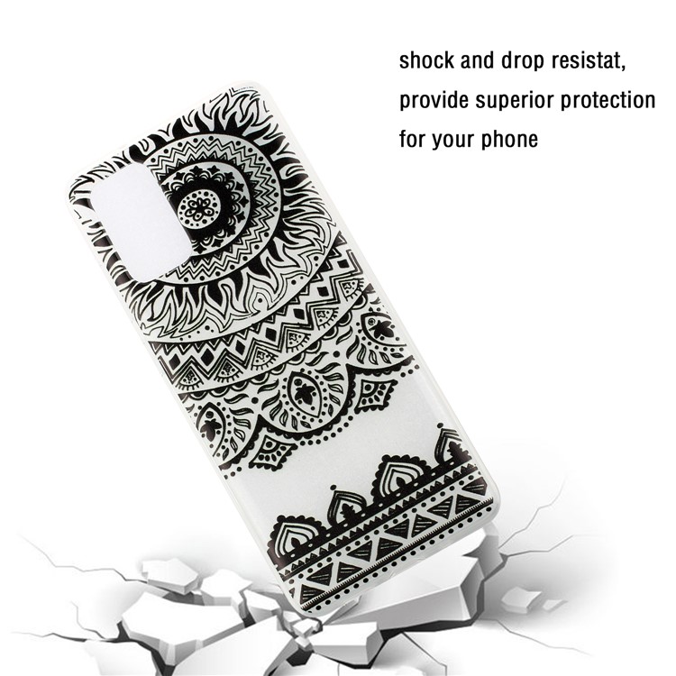 Impression de Motif Case de Protection TPU Douce Pour Samsung Galaxy S20 Plus - Modèle Unique-4