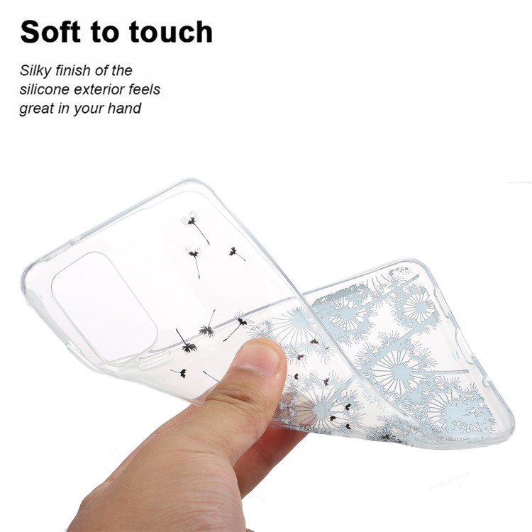 Para La Galaxia S11 Plus Patrón De 6,9 pulgadas Impresión Cáscara TPU Flexibles - Diente De León-3