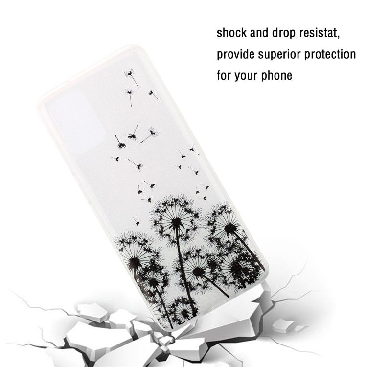 Para La Galaxia S11 Plus Patrón De 6,9 pulgadas Impresión Cáscara TPU Flexibles - Diente De León-4