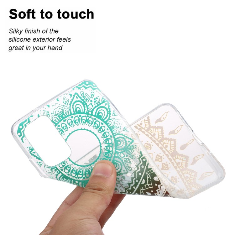 For Samsung Galaxy S20 Ultra / S11 Plus 6.9 inch Pattern Printing Flexible TPU Shell - Mandala Flower-3