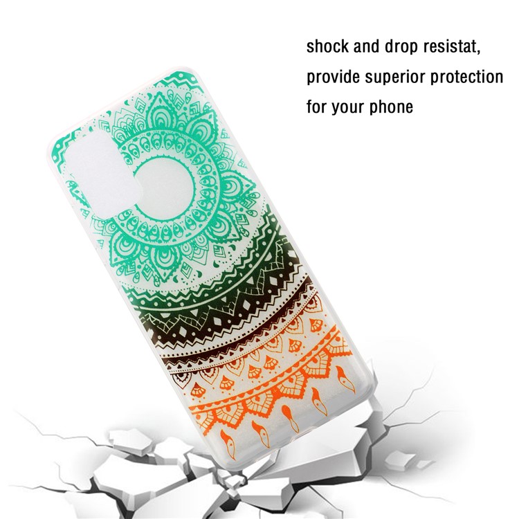 For Samsung Galaxy S20 Ultra / S11 Plus 6.9 inch Pattern Printing Flexible TPU Shell - Mandala Flower-4