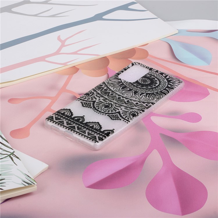 Pattern Printing TPU Mobile Phone Cover for Samsung Galaxy S20 - Unique Pattern-5