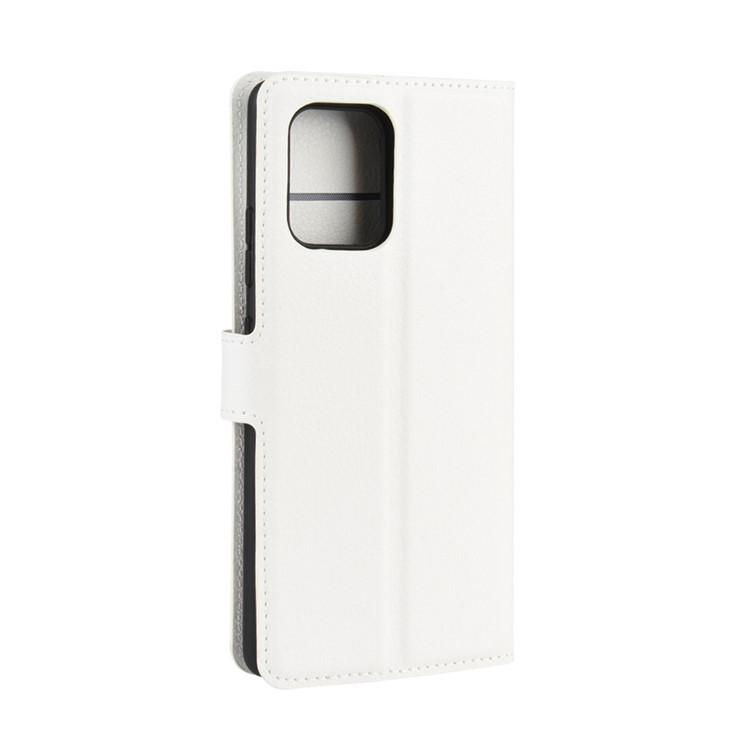 Litchi Skin Wallet Leather Phone Case for Samsung Galaxy A91/M80s/S10 Lite - White-6