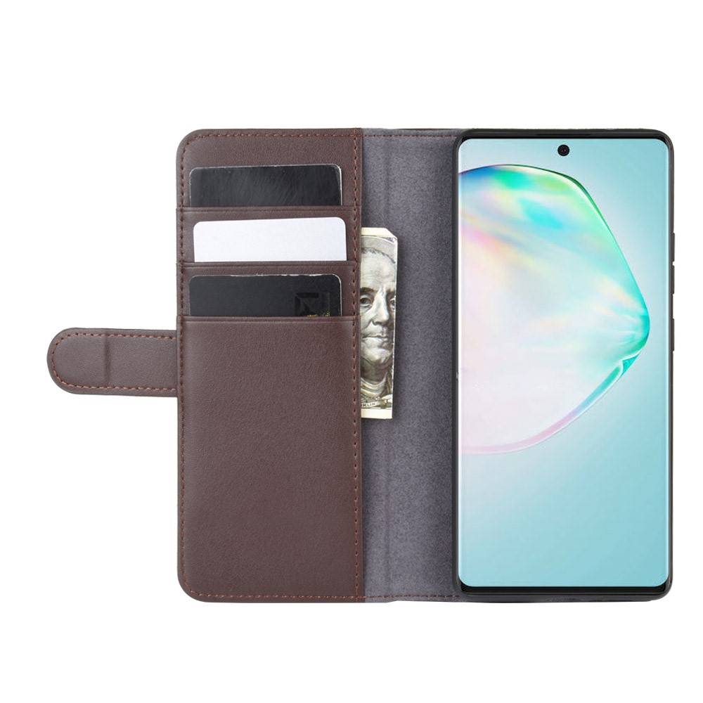 Caja De Cuero Para La Galaxia Dividida A91 / S10 Lite / M80s - Café-6