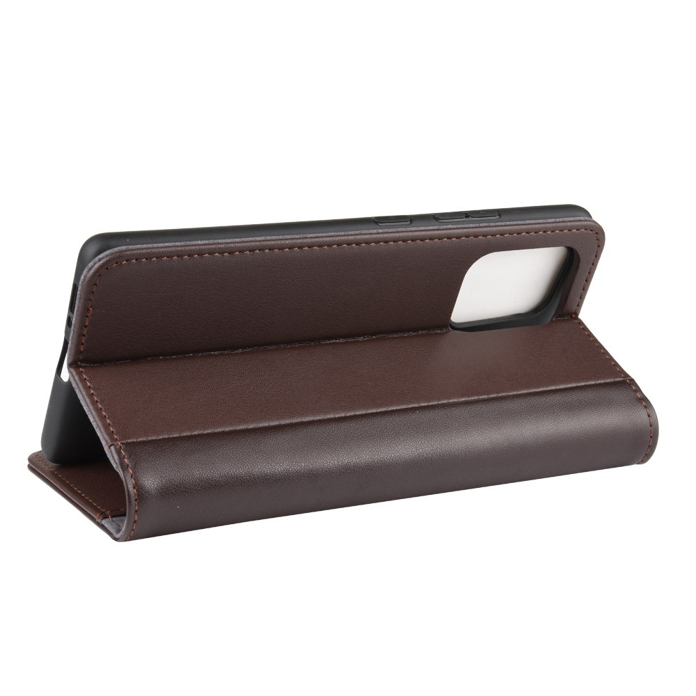 Caja De Cuero Para La Galaxia Dividida A91 / S10 Lite / M80s - Café-7