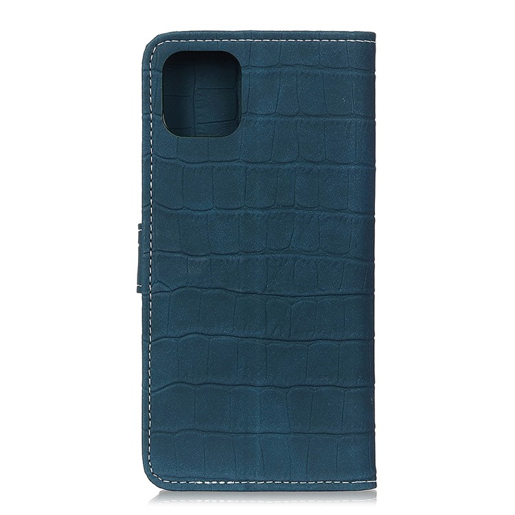 Textura De Crocodilo Caso Carteira De Couro Para Samsung Galaxy A91 / S10 Lite - Verde-3
