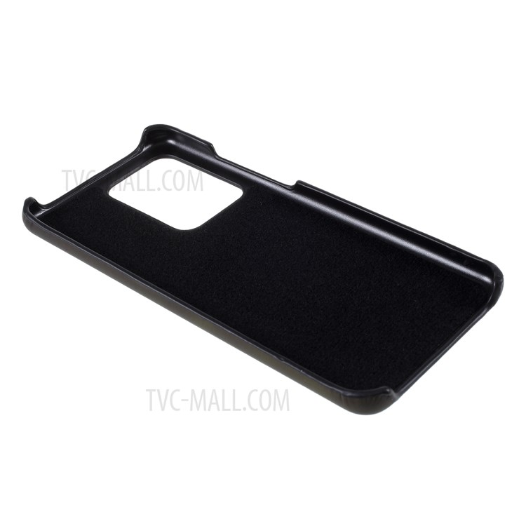 Thermal Induction Fluorescent Color Changing PC Back Phone Case for Samsung Galaxy S20 Ultra - Black/Green-2