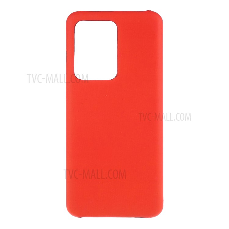 Thermal Induction Fluorescent Color Changing PC Back Phone Case for Samsung Galaxy S20 Ultra - Red/Orange-2