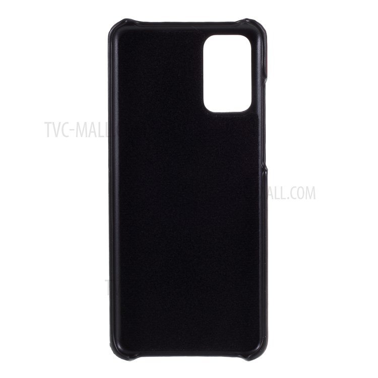 Thermal Induction Fluorescent Color Changing PC Back Phone Case for Samsung Galaxy S20 Plus - Black / Red-5