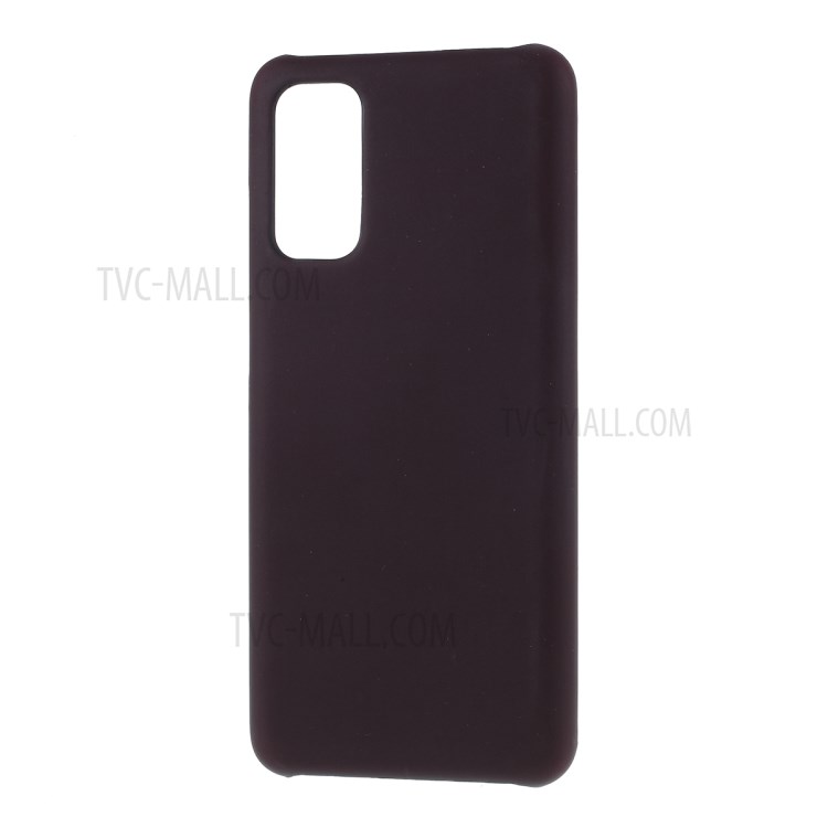 Thermal Induction Fluorescent Color Changing PC Back Phone Case for Samsung Galaxy S20 - Black/Red-4
