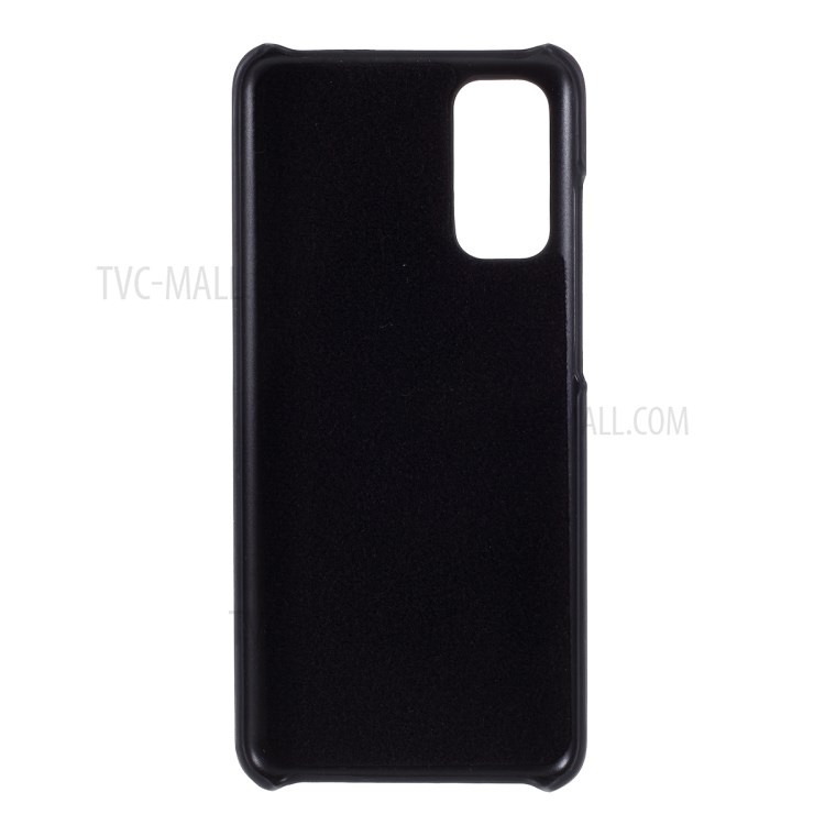 Thermal Induction Fluorescent Color Changing PC Back Phone Case for Samsung Galaxy S20 - Black/Red-5