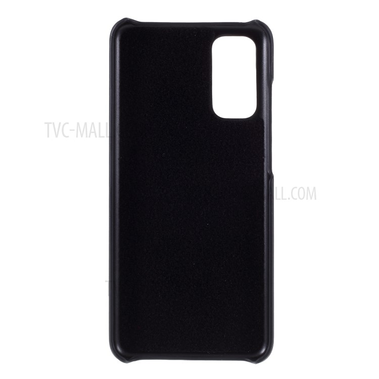 Thermal Induction Fluorescent Color Changing PC Back Phone Case for Samsung Galaxy S20 - Black/Blue-4
