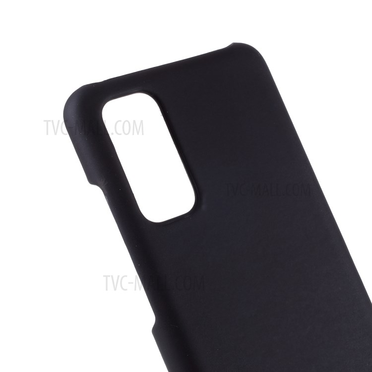 Thermal Induction Fluorescent Color Changing PC Back Phone Case for Samsung Galaxy S20 - Black/Blue-5