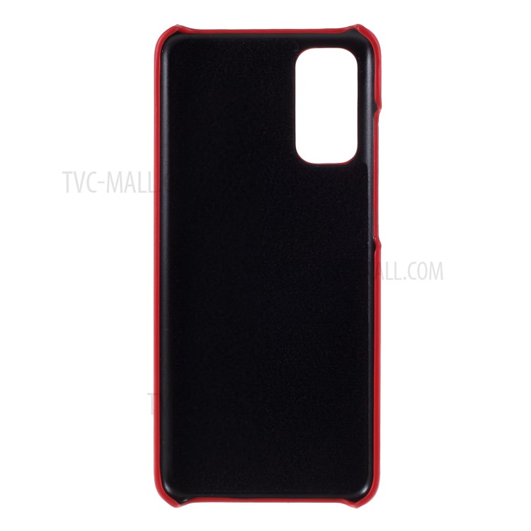Thermal Induction Fluorescent Color Changing PC Back Phone Case for Samsung Galaxy S20 - Red/Orange-5