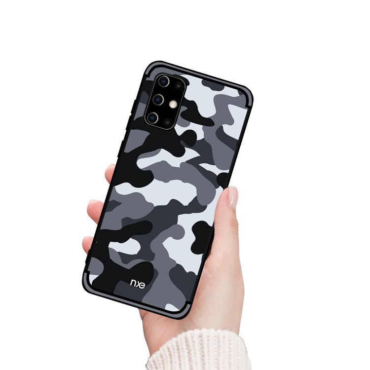 NXE for Samsung Galaxy S20 Camouflage Pattern TPU Cell Phone Cover - Grey-2