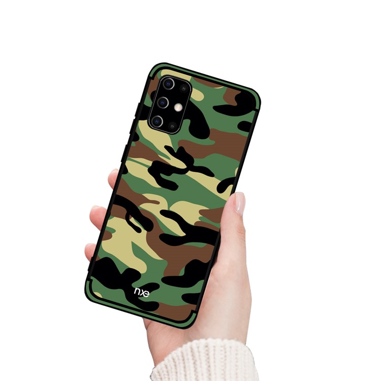 NXE for Samsung Galaxy S20 Camouflage Pattern TPU Cell Phone Cover - Army Green-2