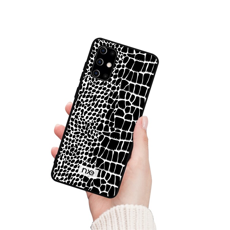 NXE Crocodile Texture PC + TPU + PU Leather Phone Cover for Samsung Galaxy S20 Plus - Black-2