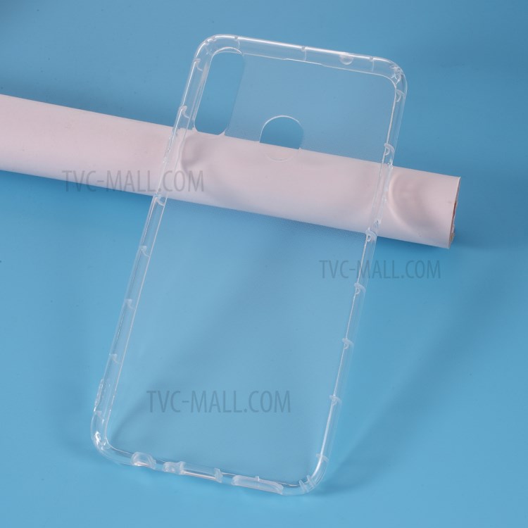 For Samsung Galaxy A20s 1.0mm Thickness Clear TPU Back Mobile Phone Casing-1