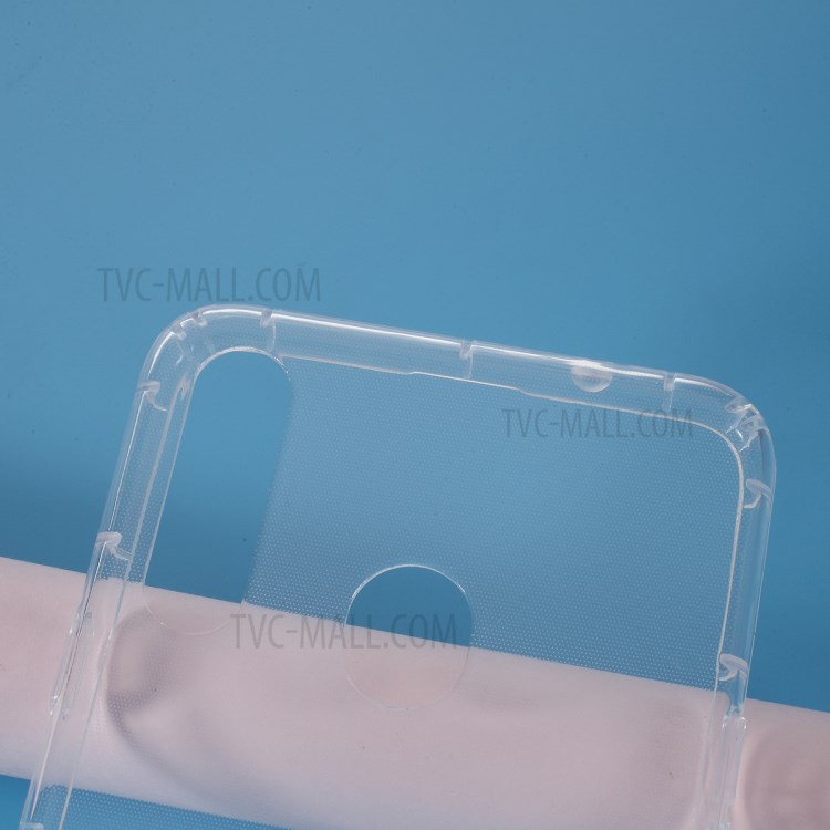 For Samsung Galaxy A20s 1.0mm Thickness Clear TPU Back Mobile Phone Casing-2