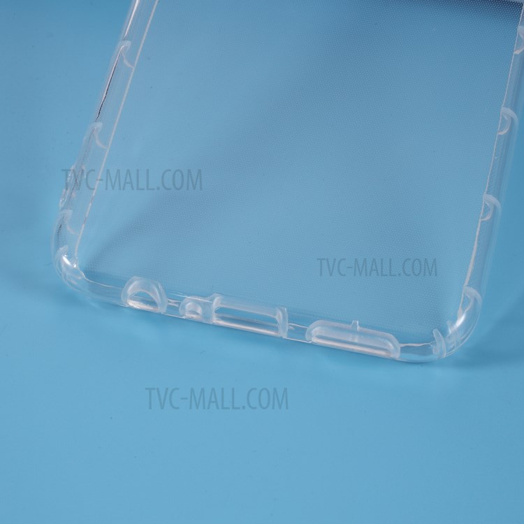 For Samsung Galaxy A20s 1.0mm Thickness Clear TPU Back Mobile Phone Casing-3