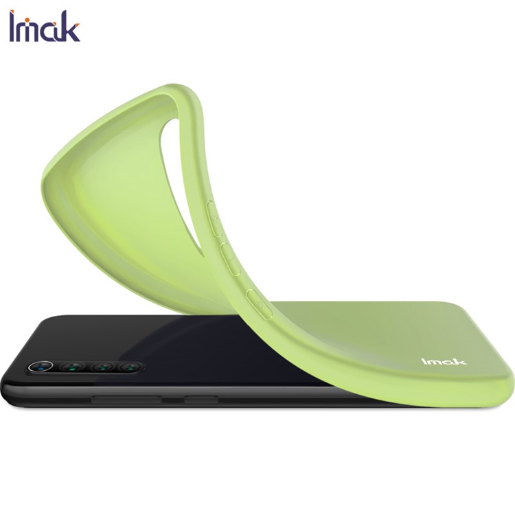 IMAK UC-1 Series Frosting TPU Covering for Samsung Galaxy A71 A715 - Light Green-2