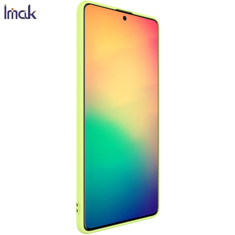 IMAK UC-1 Series Frosting TPU Covering for Samsung Galaxy A71 A715 - Light Green-4