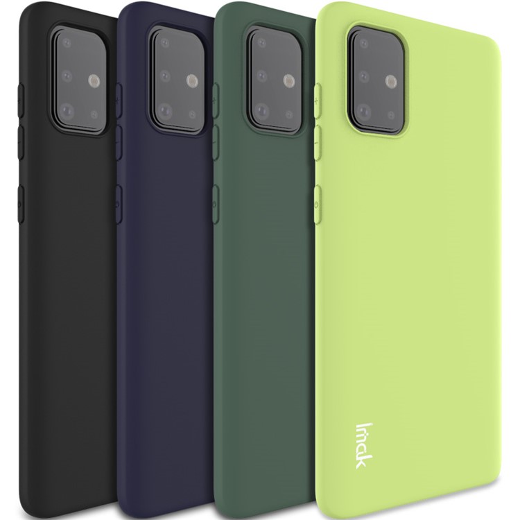 IMAK UC-1 Series Frosting TPU Covering for Samsung Galaxy A71 A715 - Light Green-6