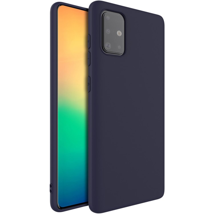 IMAK UC-1 Series Frosting TPU Phone Shell for Samsung Galaxy A51 - Blue-1