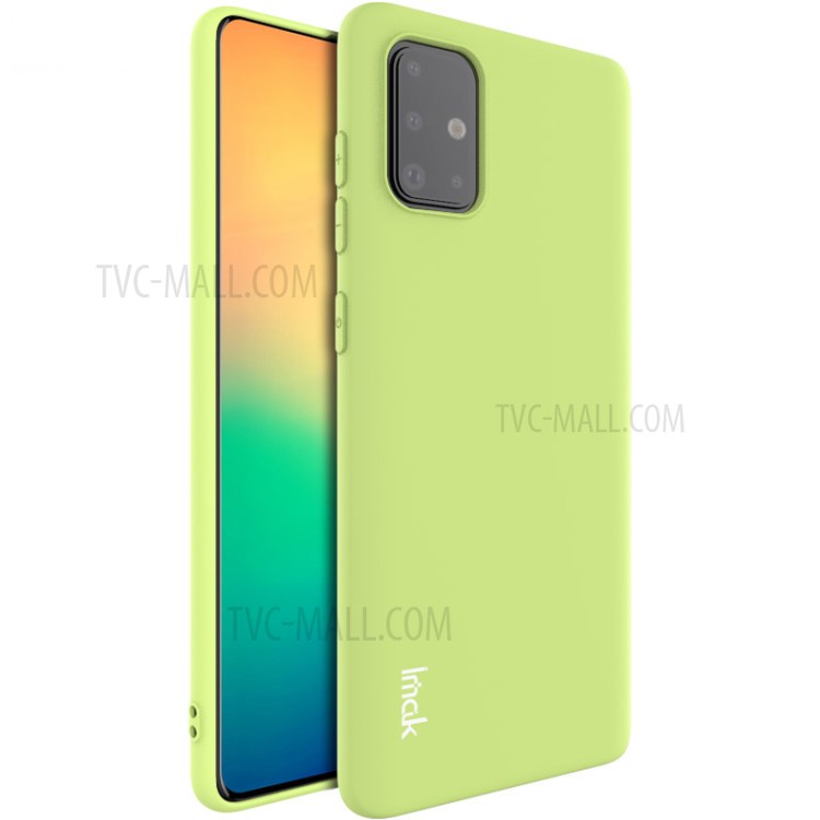 IMAK UC-1 Series Frosting TPU Phone Shell for Samsung Galaxy A51 - Light Green-1