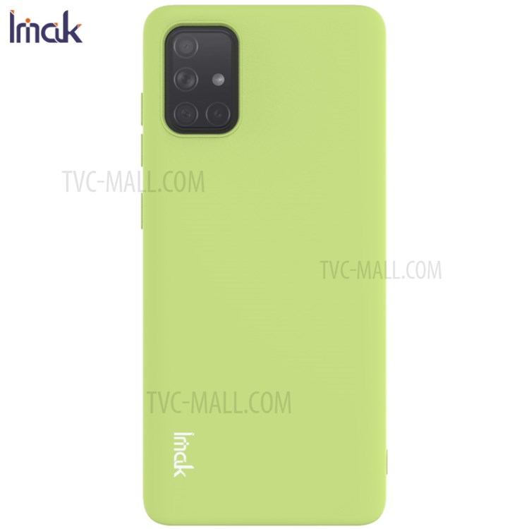 IMAK UC-1 Series Frosting TPU Phone Shell for Samsung Galaxy A51 - Light Green-5